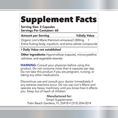 Two-month supply concept with 120 capsules