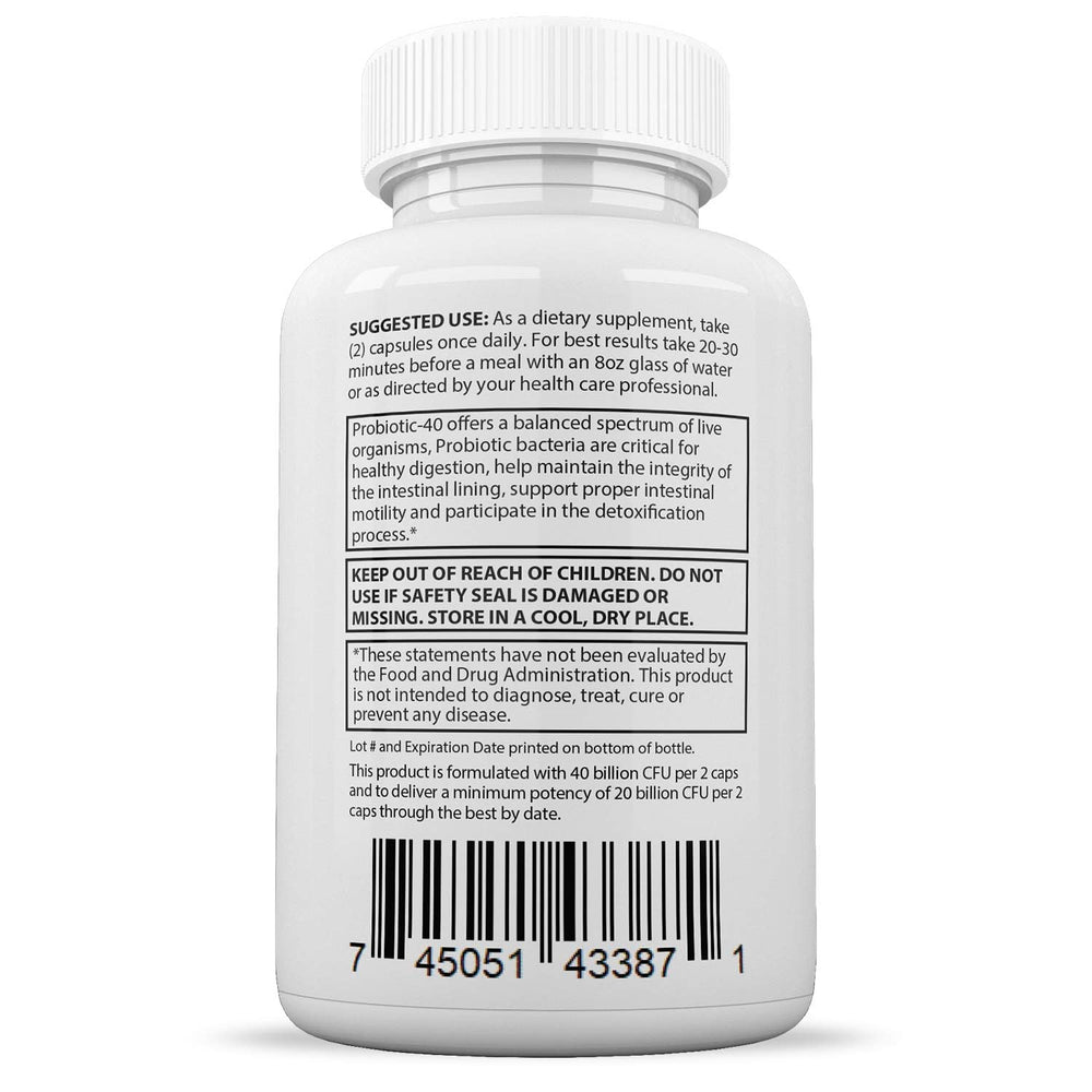 Two-pack Fungus Clear Max Probiotic with 120 capsules total