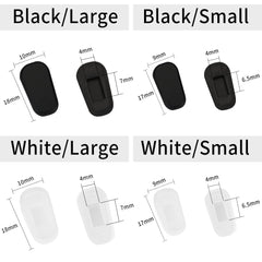 Two sizes and colors option for nose pads