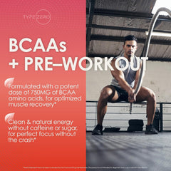 Type Zero AminoBurn BCAA ingredients support amino availability for intensity