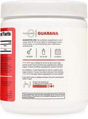 Type Zero Guarana Powder scoop illustrates easy measuring for consistent 220 mg caffeine boosts