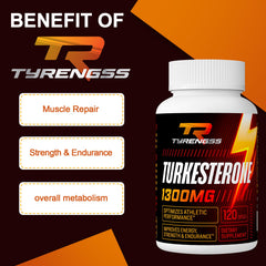 TyRengss bottle beside workout gear suggests workout-ready supplement