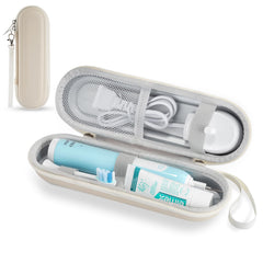 Front view of TYSORETY toothbrush travel case in Starlight-2