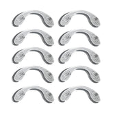 Close-up of U-shaped silicone eyeglasses nose pad
