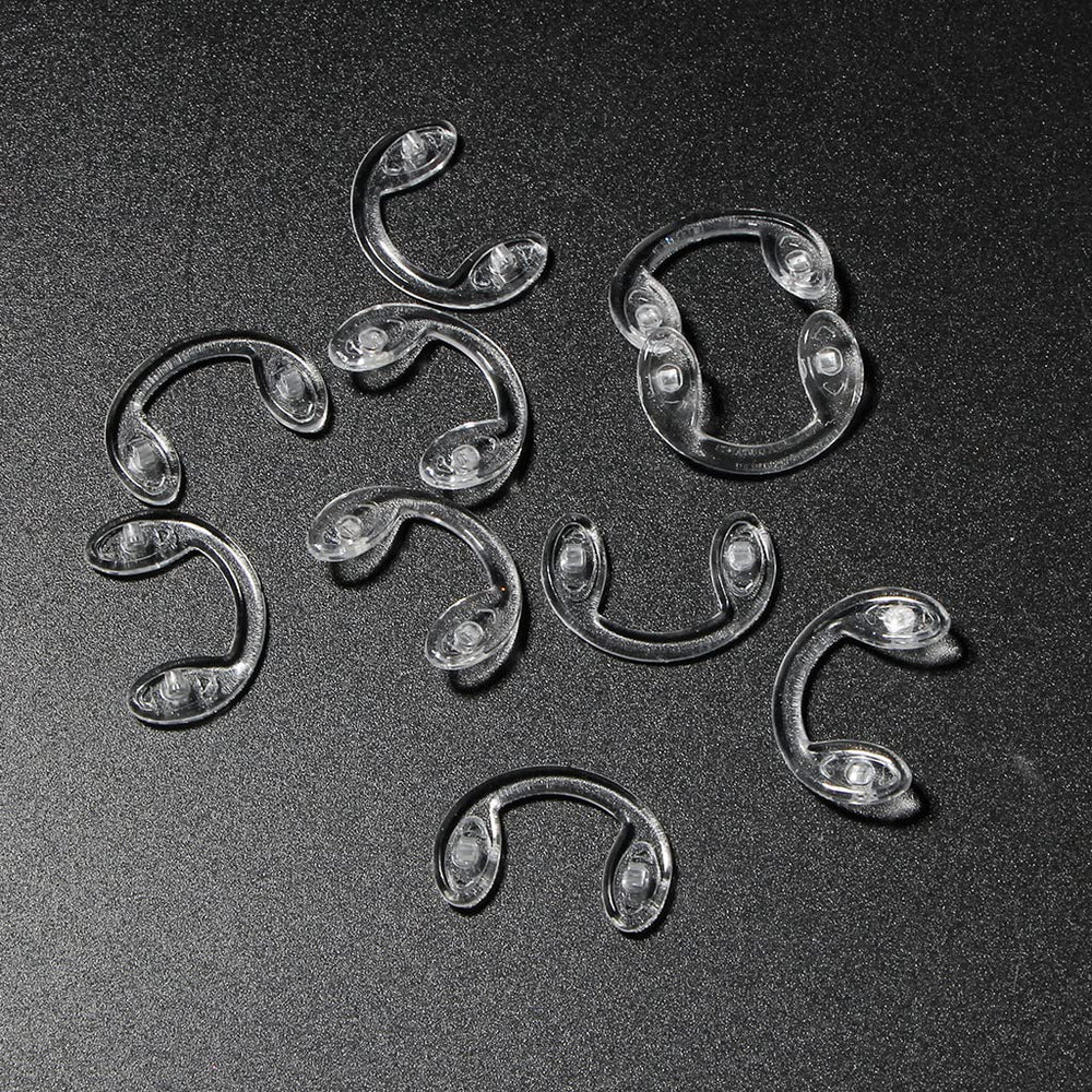 Anti-slip U-shaped nose pad design on glasses