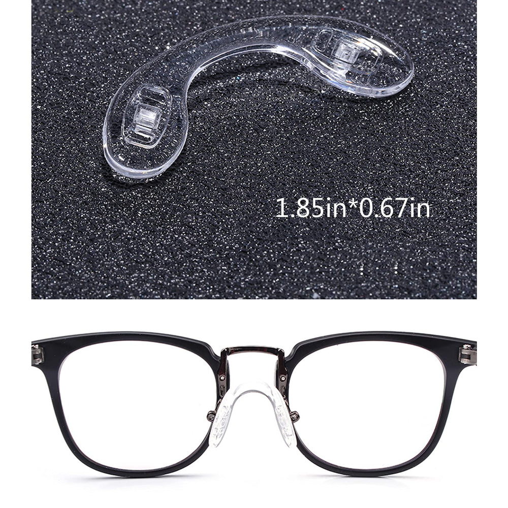 U-shaped screw-in nose pads for eyeglasses, 42mm, 10pcs