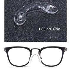 U-shaped screw-in nose pads for eyeglasses, 42mm, 10pcs