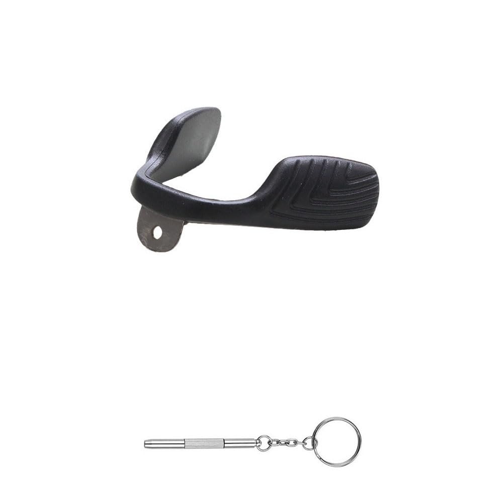 U-shaped glasses nose pad with black coating