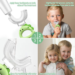 Two-pack green toothbrush packaging