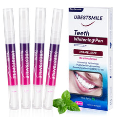 UBestSmile Teeth Whitening Pen (4 Pcs) packaging and pens