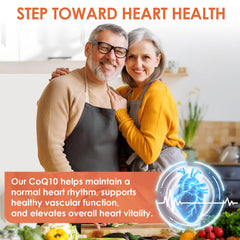 Ubiquinol CoQ10 300mg softgels blended with ALA and Turmeric