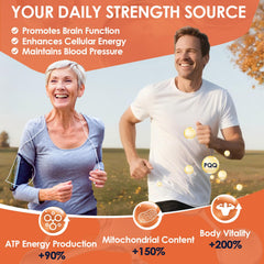 Ubiquinol CoQ10 softgels with sunflower lecithin for enhanced absorption