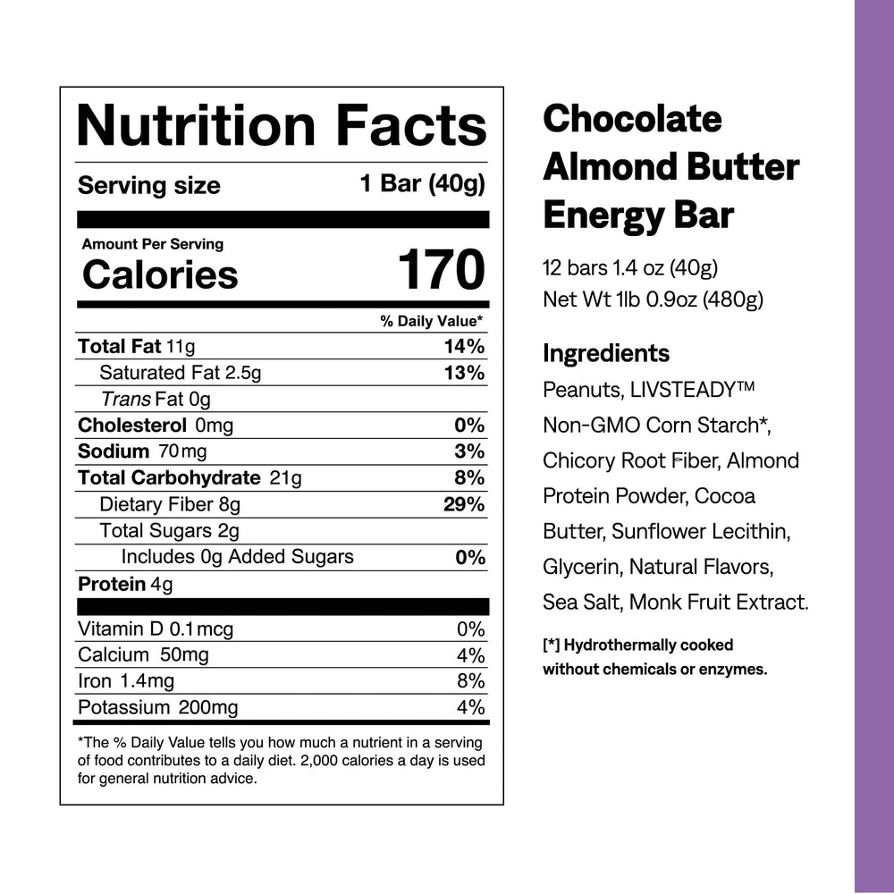 UCAN Energy Bars packaged bar chocolate almond butter convenient pre workout snack