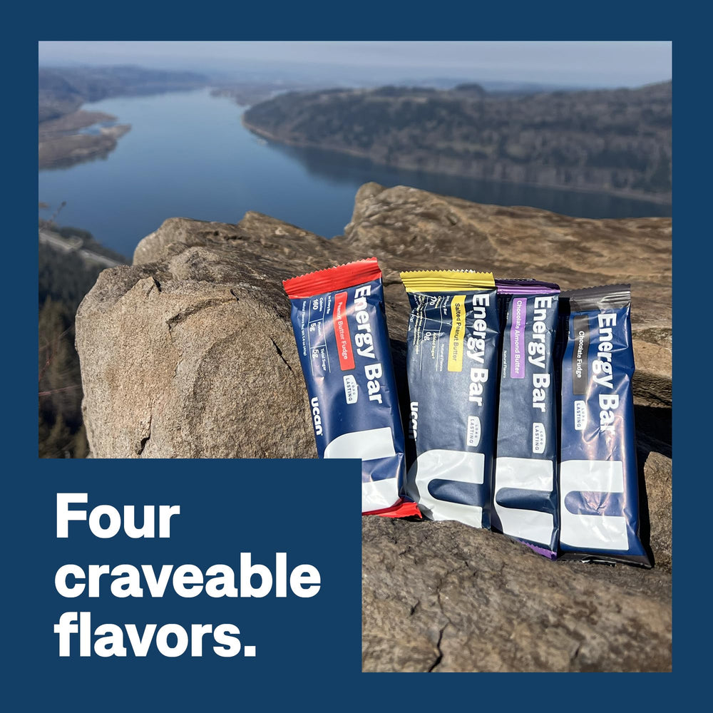 UCAN nutrition close-up highlights low sugar and high fiber benefits.