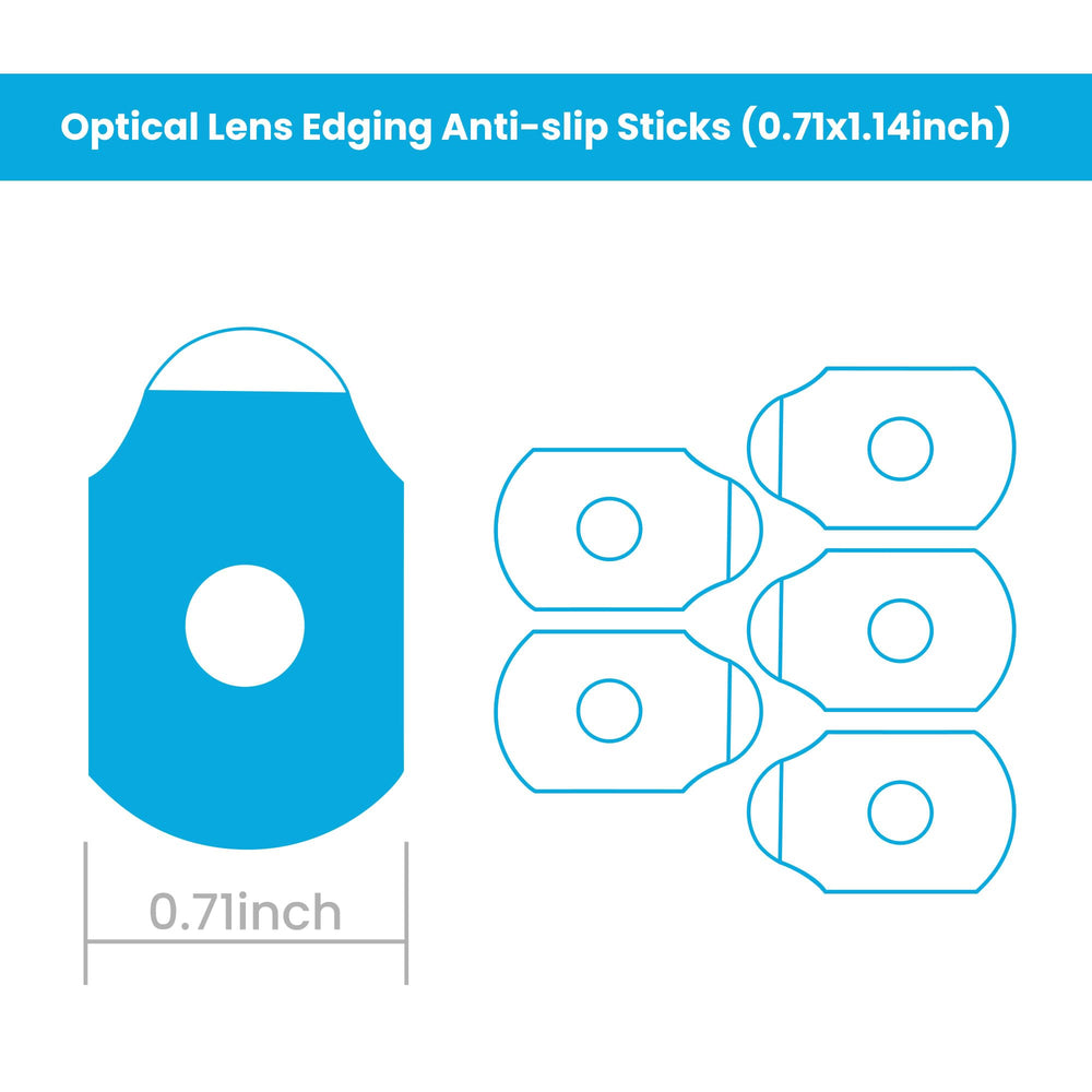 Compatible with various lens edging equipment