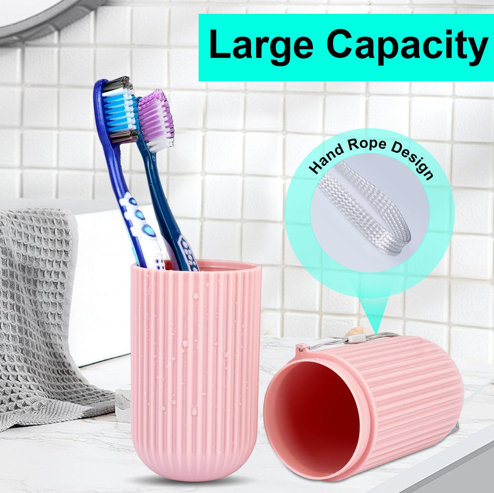 Two toothbrush cups inside the UCEC case