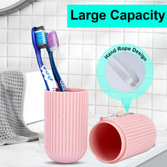 Two toothbrush cups inside the UCEC case