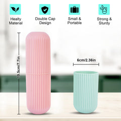 Use of UCEC toothbrush case in travel scenarios