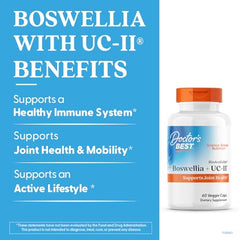 UC-II collagen benefits chart