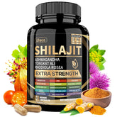 Uheco Shilajit supplement with sea moss, ashwagandha and Tongkat Ali – 90 count
