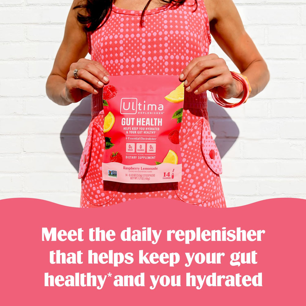 Close-up of a Raspberry Lemonade stickpack