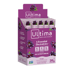 Ultima Replenisher Grape Electrolyte Powder box front