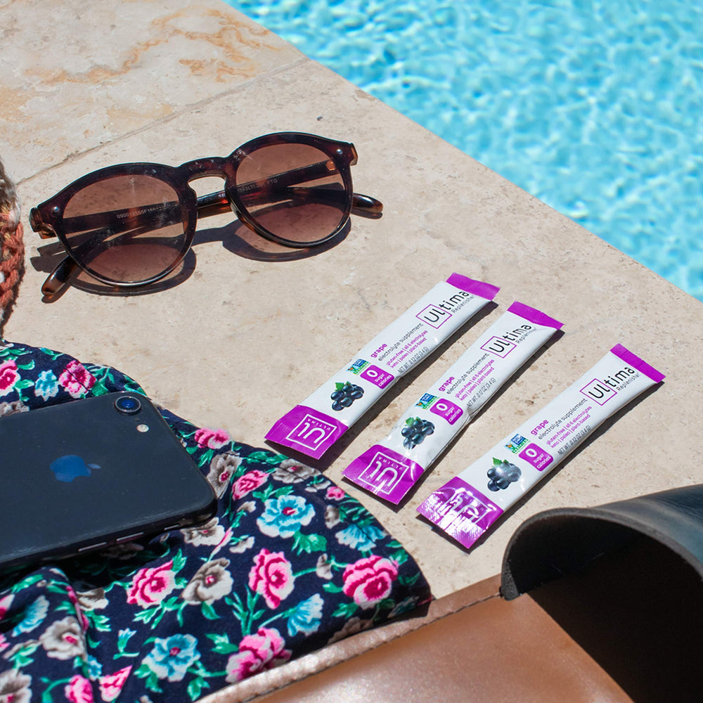 Product layout showing box and packets