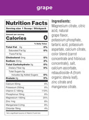 Ultima Replenisher Grape packaging label