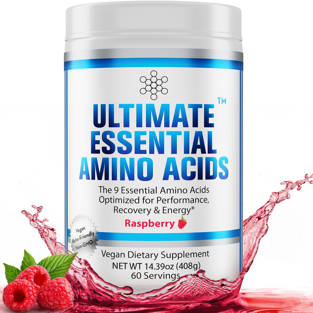 Berry flavor Ultimate Essential Amino Acids Powder canister