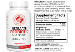 Ultimate Probiotic bottle with 60 capsules