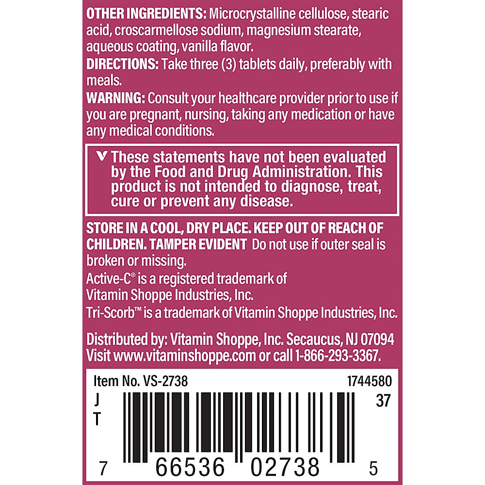 Back packaging view of Ultimate Woman 50+ Multivitamin bottle