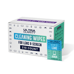 Ultra Clarity Nano Magic Lens Wipes 210-pack box and resealable pack