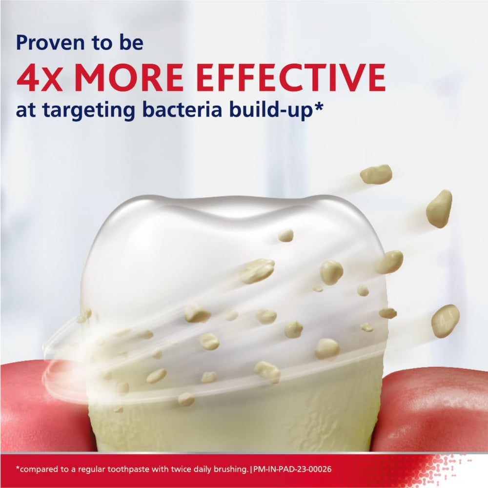 Back view of toothpaste twin pack packaging