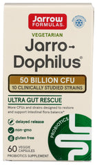 Front view of Jarrow Formulas Ultra Dophilus 60 CT bottle