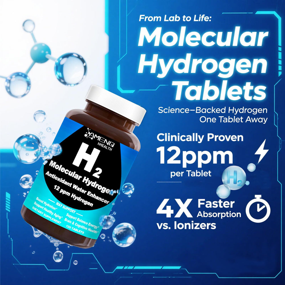 Ultra molecular hydrogen tablets for cognitive aging support
