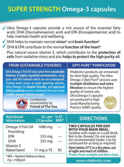 Omega-3 softgel capsules for heart and joint health