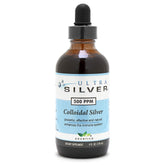 Ultra Silver Colloidal Silver in amber glass bottle