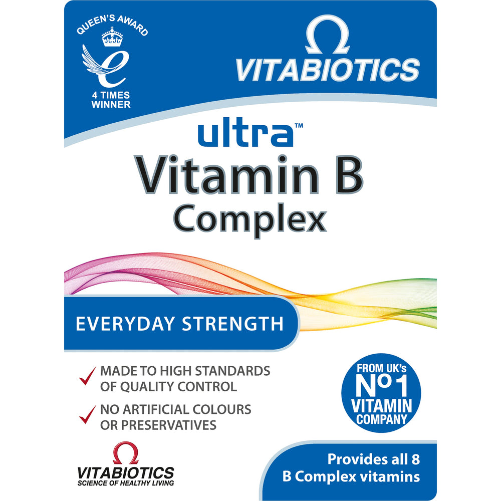 Ultra Vitamin B-Complex Tablets - Pack of 60 - Ultra (VITABIOTICS LTD)