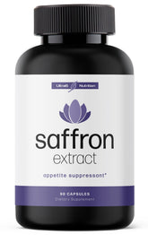 Ultra6 Nutrition Pure Saffron Capsules bottle for daily appetite support.