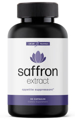 Ultra6 Nutrition Pure Saffron Capsules bottle for daily appetite support.