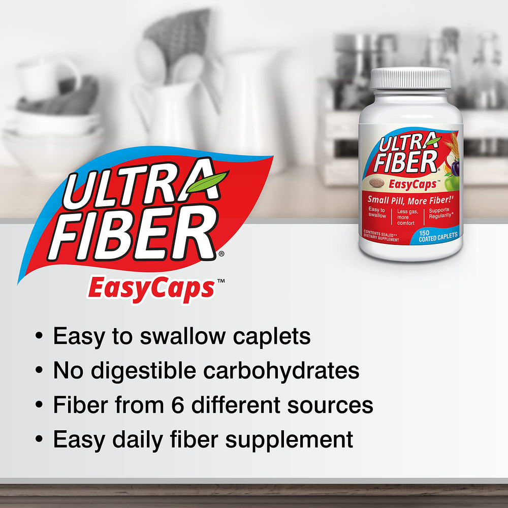 Ultra-Fiber fiber sources including chicory, citrus, psyllium, oats, apples, and prunes