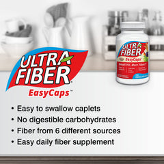 Ultra-Fiber fiber sources including chicory, citrus, psyllium, oats, apples, and prunes
