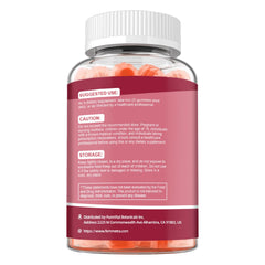 Gummies showing texture and color close-up