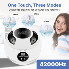 Digital timer and three cleaning modes display