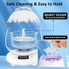 Gift-ready packaging for the ultrasonic retainer cleaner