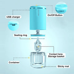 Contact lens suction stick tool