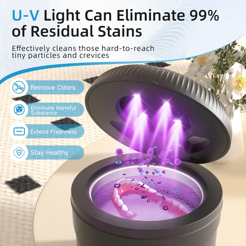 LED indicators showing the 4 cleaning modes