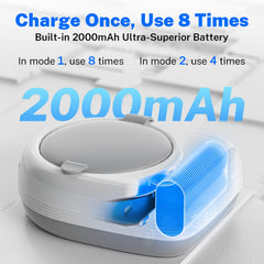Portable travel-friendly retainer cleaner for on-the-go use