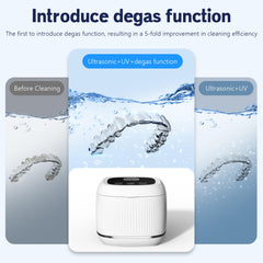 4 x 254nm UV lights inside the cleaner