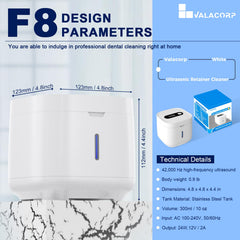 Safe, odor-free cleaning suitable for dentures, aligners, and guards